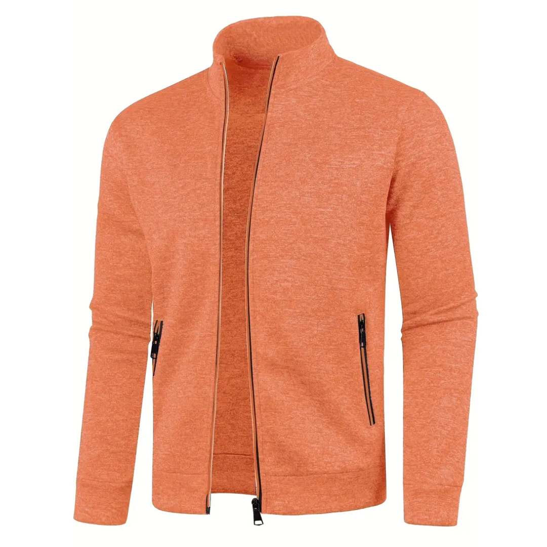 Joris™ – Gilet Tricoté Intemporel avec Fermeture Éclair