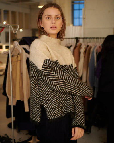Gia™ - Pull en cachemire de luxe à col roulé