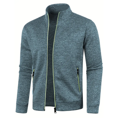 Joris™ – Gilet Tricoté Intemporel avec Fermeture Éclair