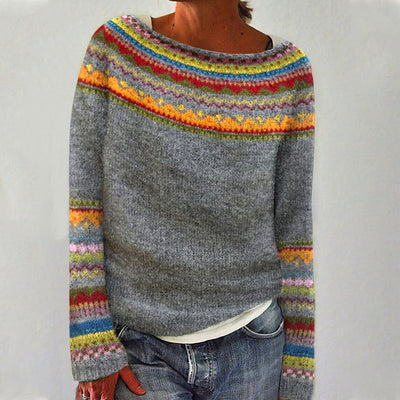 Harper - Pull rétro en tricot