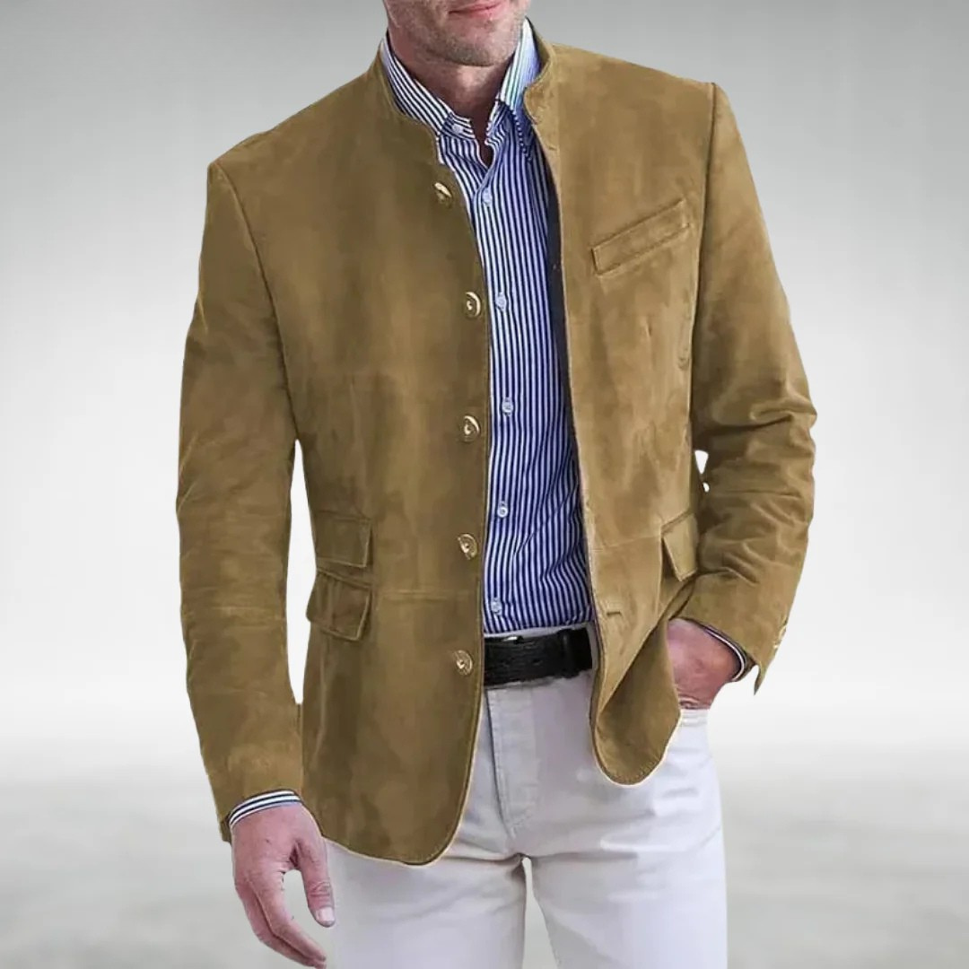 Fabien™ | Veste en cuir suédé