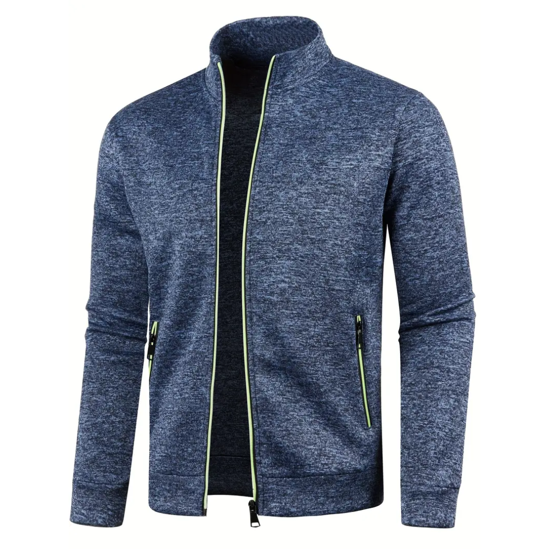 Joris™ – Gilet Tricoté Intemporel avec Fermeture Éclair