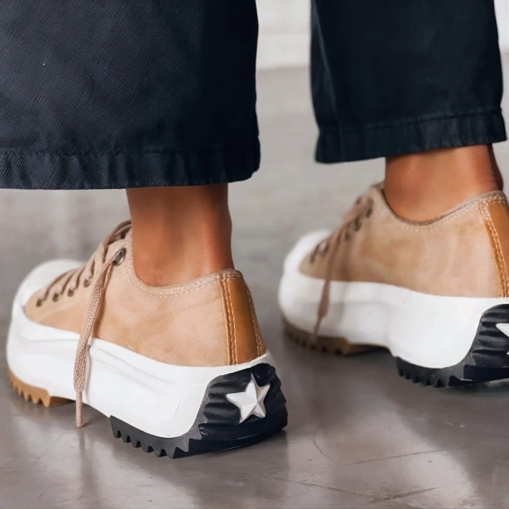 Elisa™ - Baskets plateforme en cuir