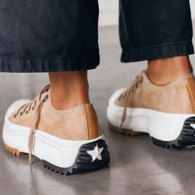 Elisa™ - Baskets plateforme en cuir