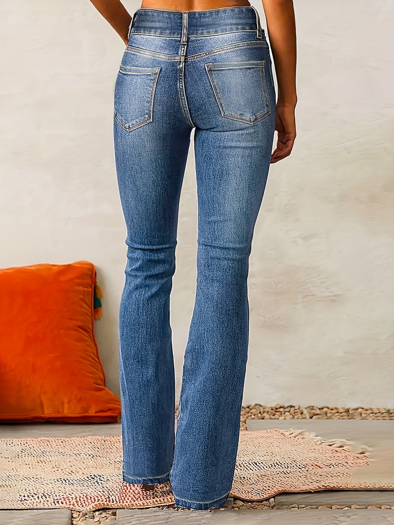 Aya™ | Jeans Évasés Taille Haute