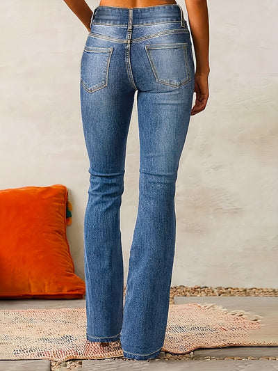 Aya™ | Jeans Évasés Taille Haute