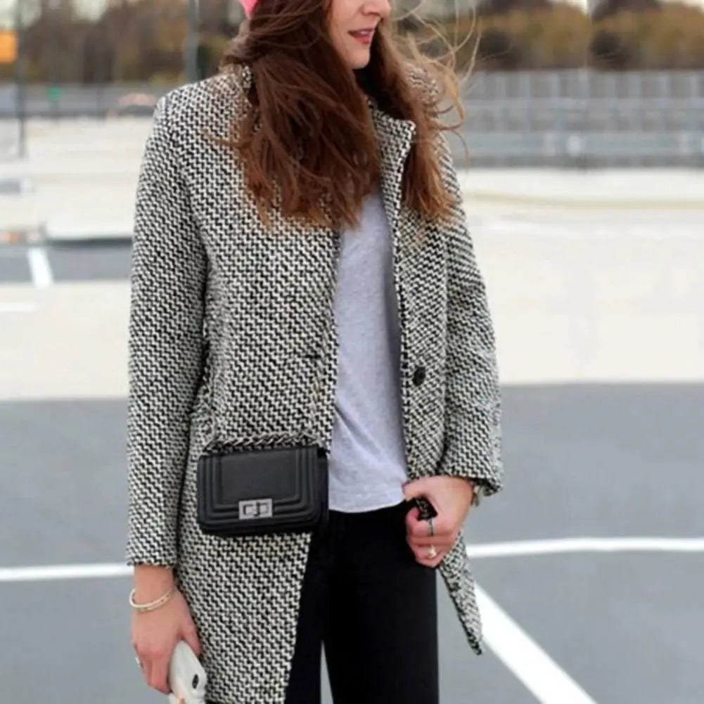 Delphine™ | Manteau long en laine élégant