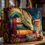 Sac Artisanal Dragon Lecteur - sac matelassé fait main