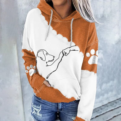 Hoodie tendance et décontracté avec impression numérique