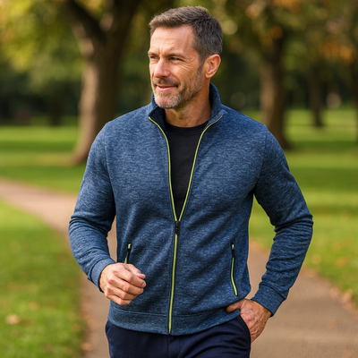 Joris™ – Gilet Tricoté Intemporel avec Fermeture Éclair