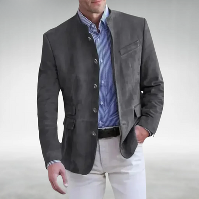 Fabien™ | Veste en cuir suédé