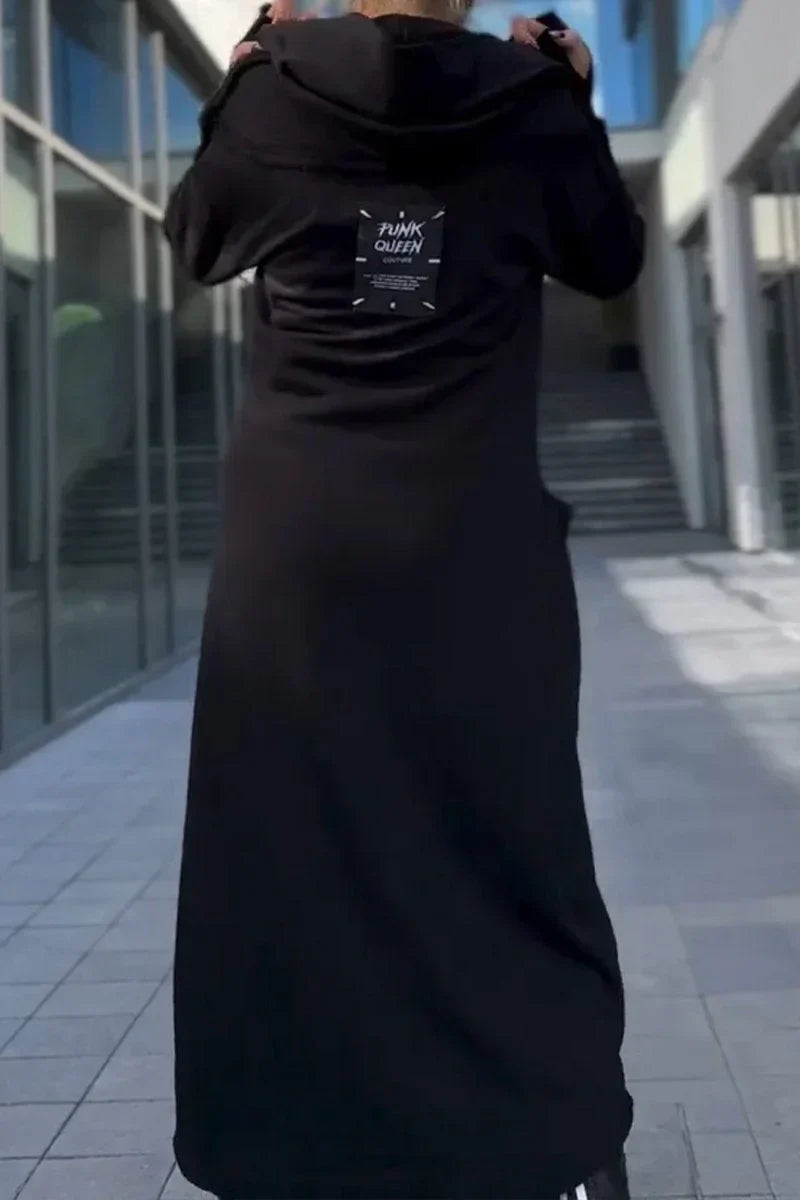 Émerence™ | HOODIE LONG AVEC FERMETURE ÉCLAIR EN TISSUS LÉGERS ET RESPIRANTS