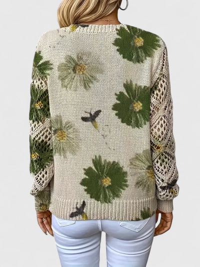 Aurelie | Pull élégant avec motif floral