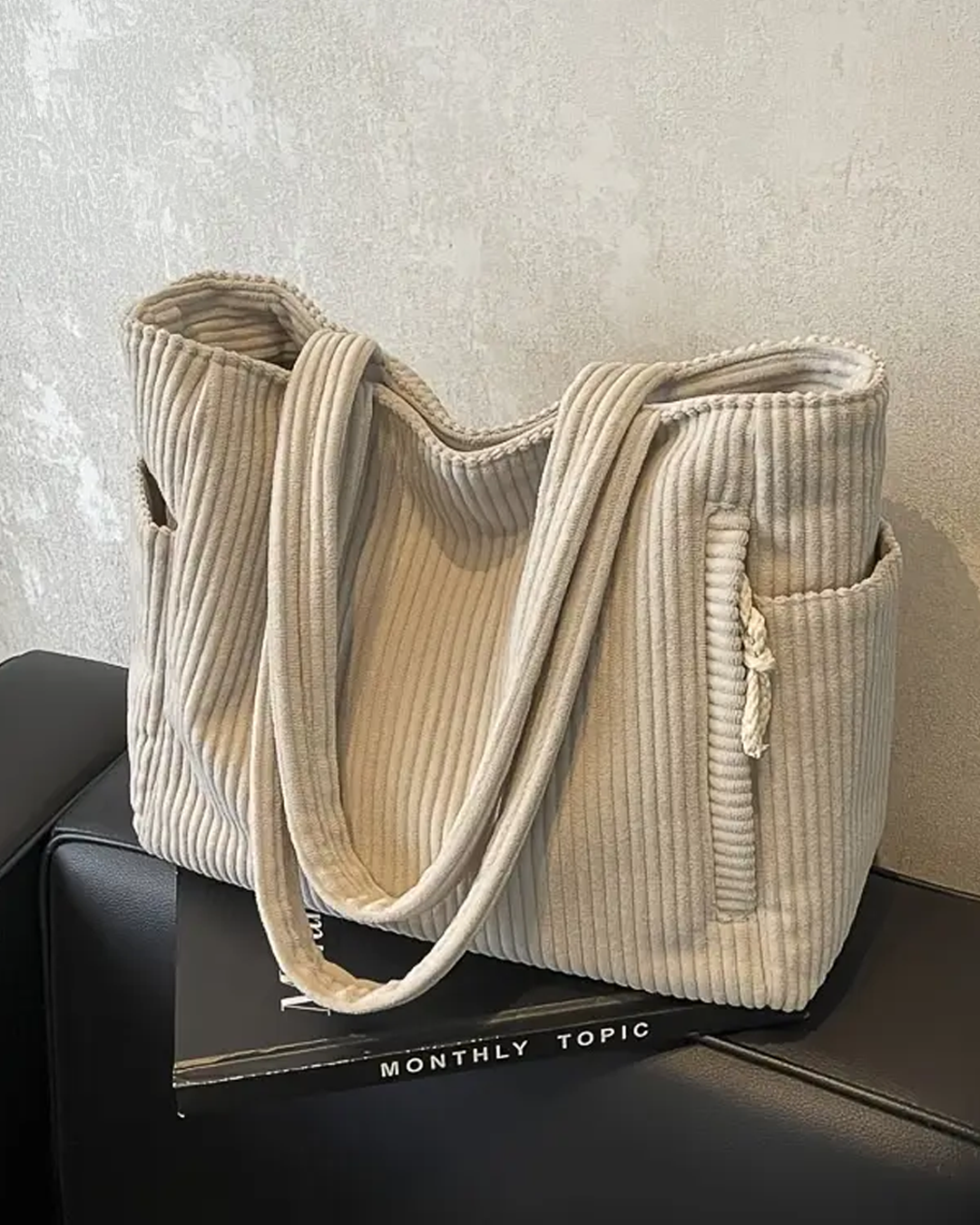 Tilda – Sac Tote à Cordon Rayé