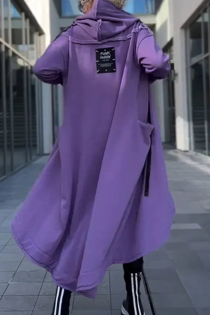 Émerence™ | HOODIE LONG AVEC FERMETURE ÉCLAIR EN TISSUS LÉGERS ET RESPIRANTS