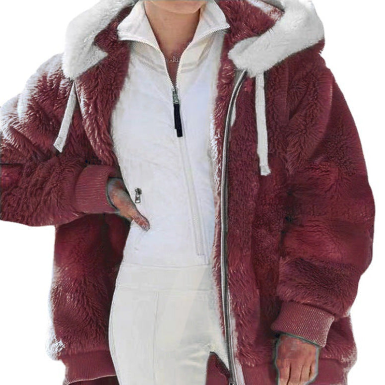 Juliette | Veste d'hiver avec capuche et fermeture éclair