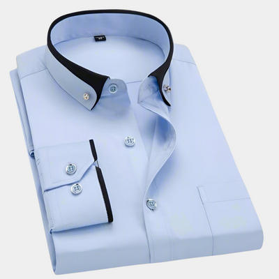 Timothée | Chemise Classique pour Hommes à Manches Longues