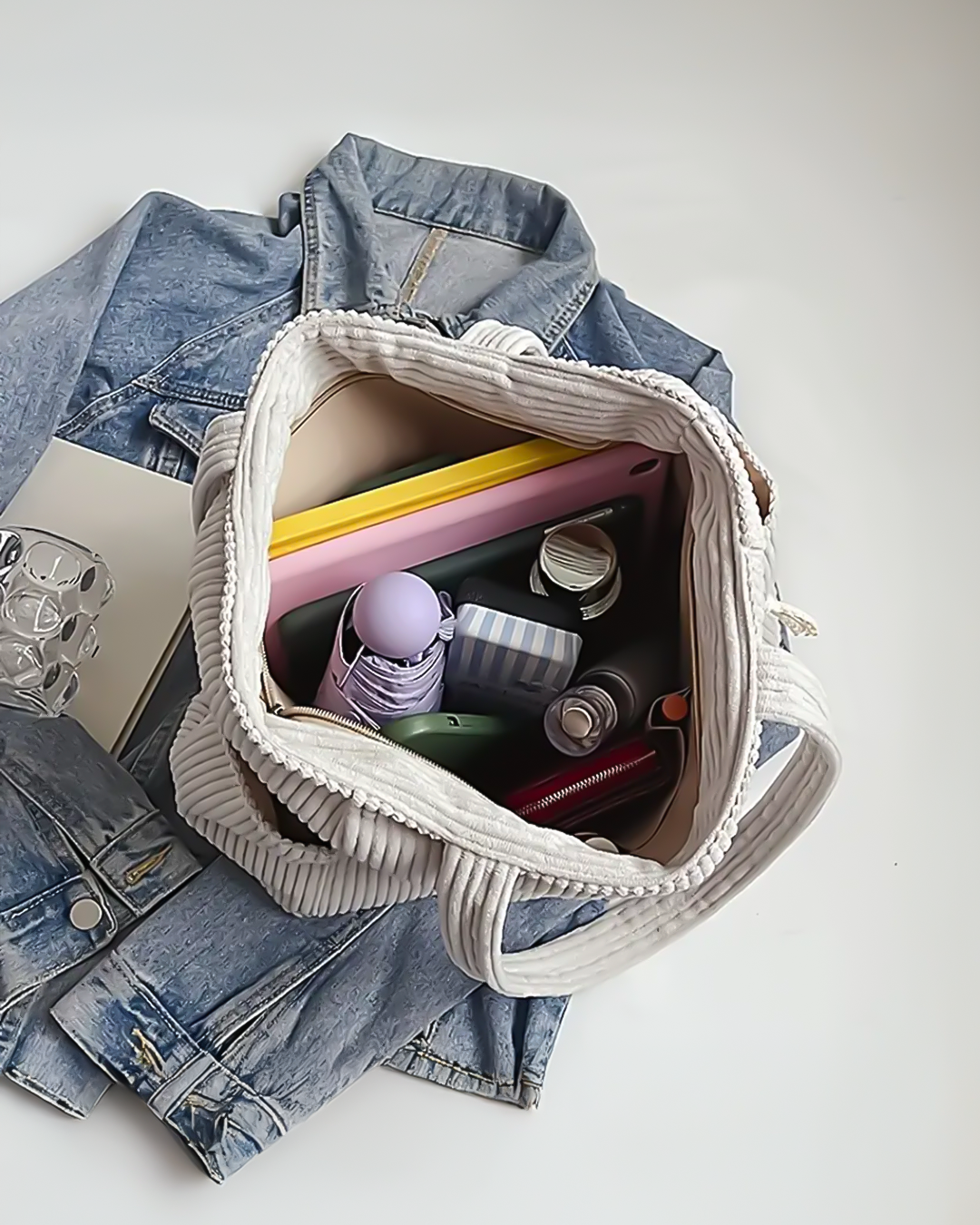 Tilda – Sac Tote à Cordon Rayé