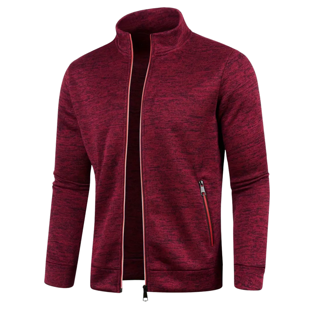 Joris™ – Gilet Tricoté Intemporel avec Fermeture Éclair
