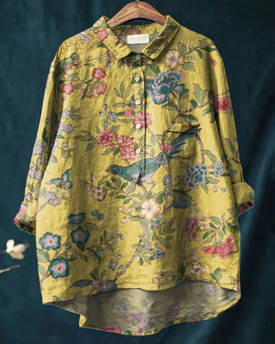 Jenny | Chemise florale élégante avec boutons