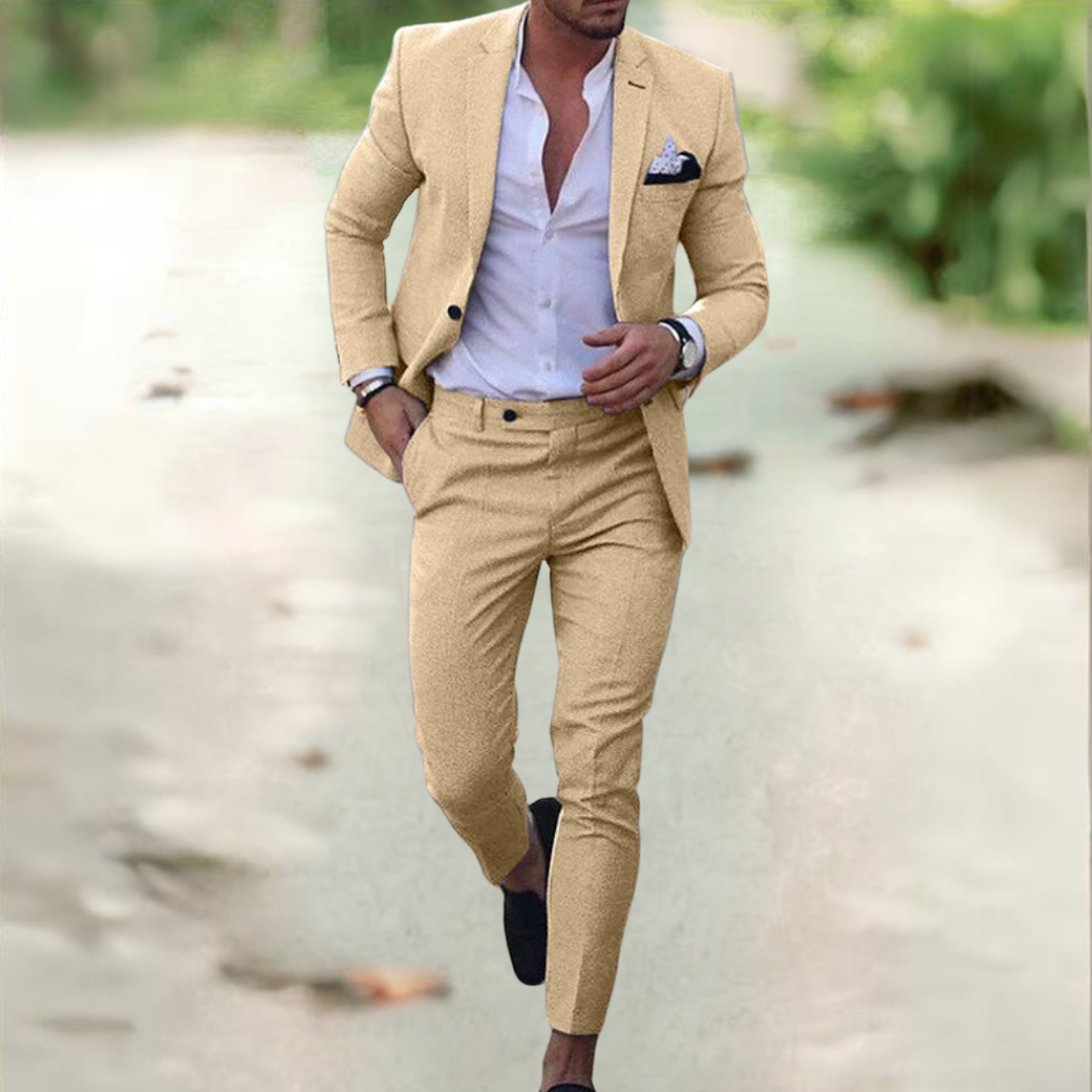 Ezra - Costume élégant pour hommes (Veste + Pantalon)