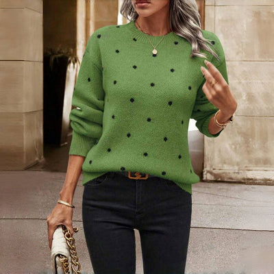 Lilah | Pull en tricot à pois