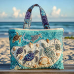 Sac Artisanal Tortues Coquillages - sac matelassé fait main