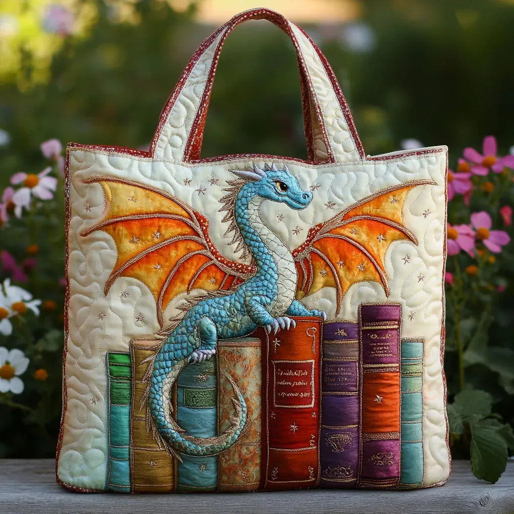 Sac Artisanal Dragon Gardien - sac matelassé fait main