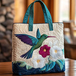 Sac Artisanal Colibri Fleuri - sac matelassé fait main