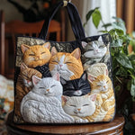Sac Artisanal Chatons Rêveurs - sac matelassé fait main
