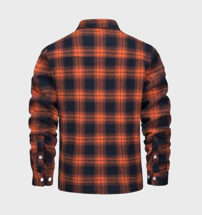Nate™ | Veste à carreaux en Sherpa pour hommes