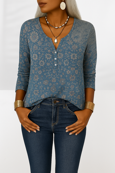 Alina - Élégante Blouse Boho