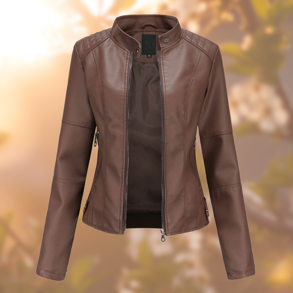 Giorgina™ - Veste en Cuir Élégante pour Femmes