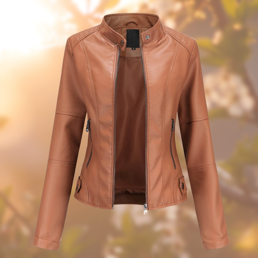 Giorgina™ - Veste en Cuir Élégante pour Femmes