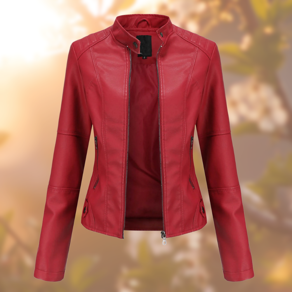 Giorgina™ - Veste en Cuir Élégante pour Femmes