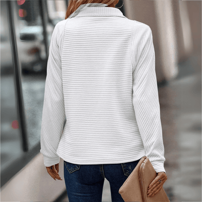 Jenica | Pull Chic à Col Zippé