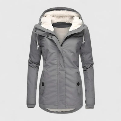 Amélie | Manteau d'hiver imperméable avec capuche