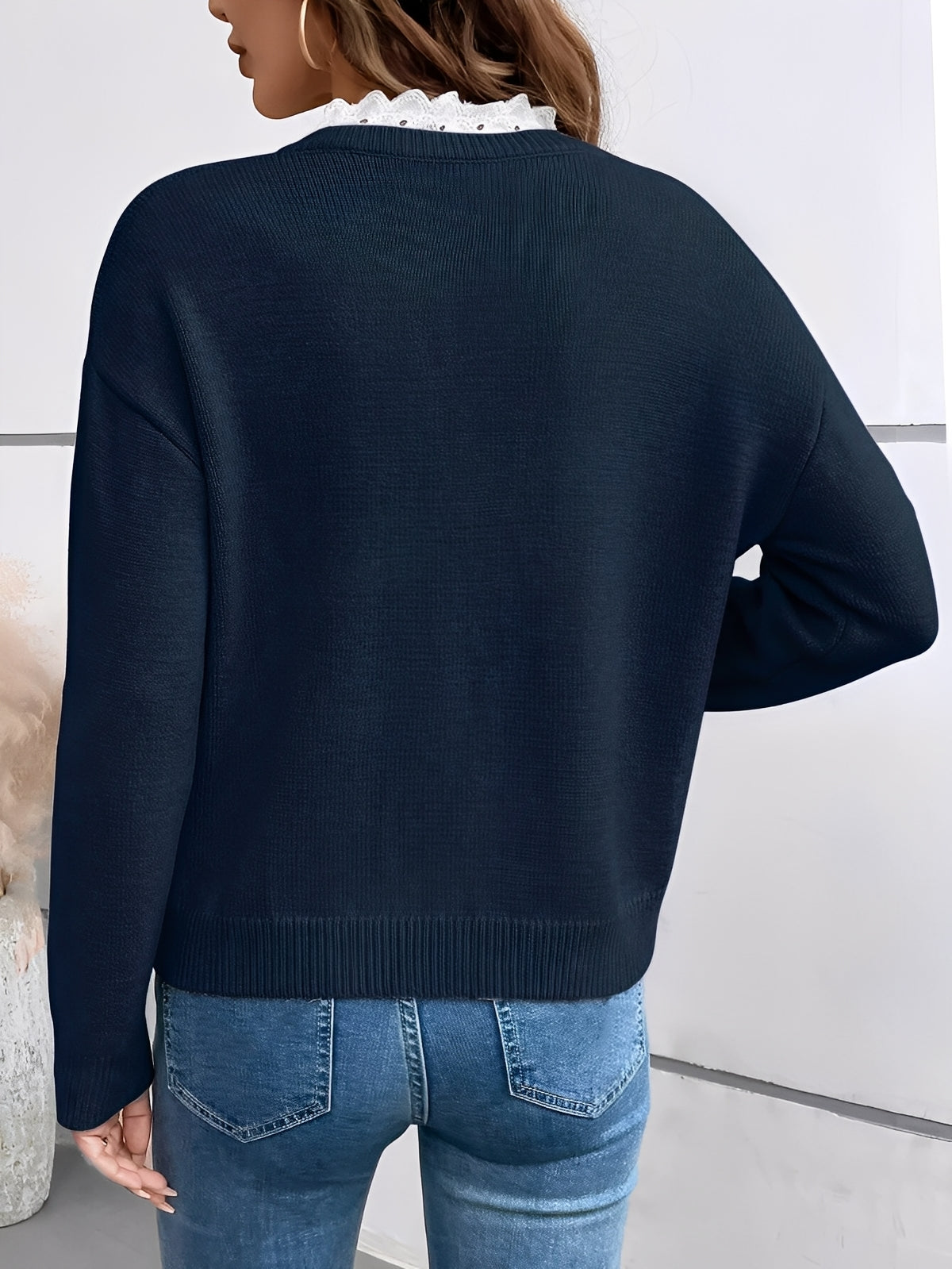 Vera - blouse élégante avec détails en dentelle