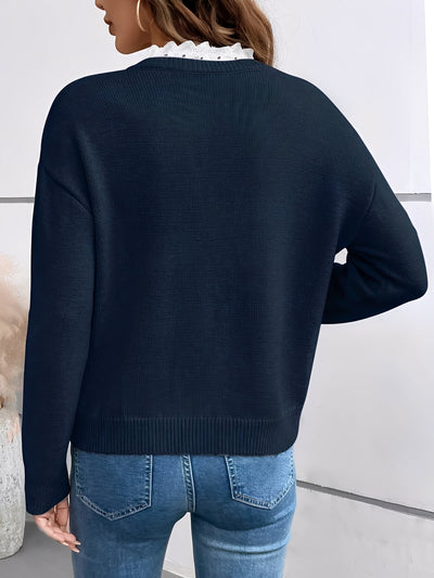 Vera - blouse élégante avec détails en dentelle