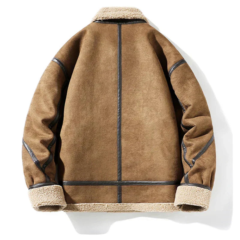 Harvard™ - Veste en Suède Vintage Chaude