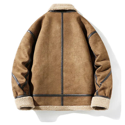 Harvard™ - Veste en Suède Vintage Chaude