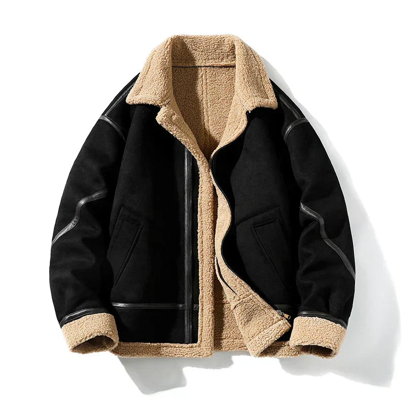 Harvard™ - Veste en Suède Vintage Chaude