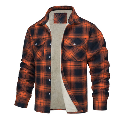 Nate™ | Veste à carreaux en Sherpa pour hommes