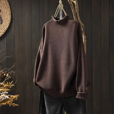 Tamara™ | Pull Col Roulé Élegant à Coupe Lâche