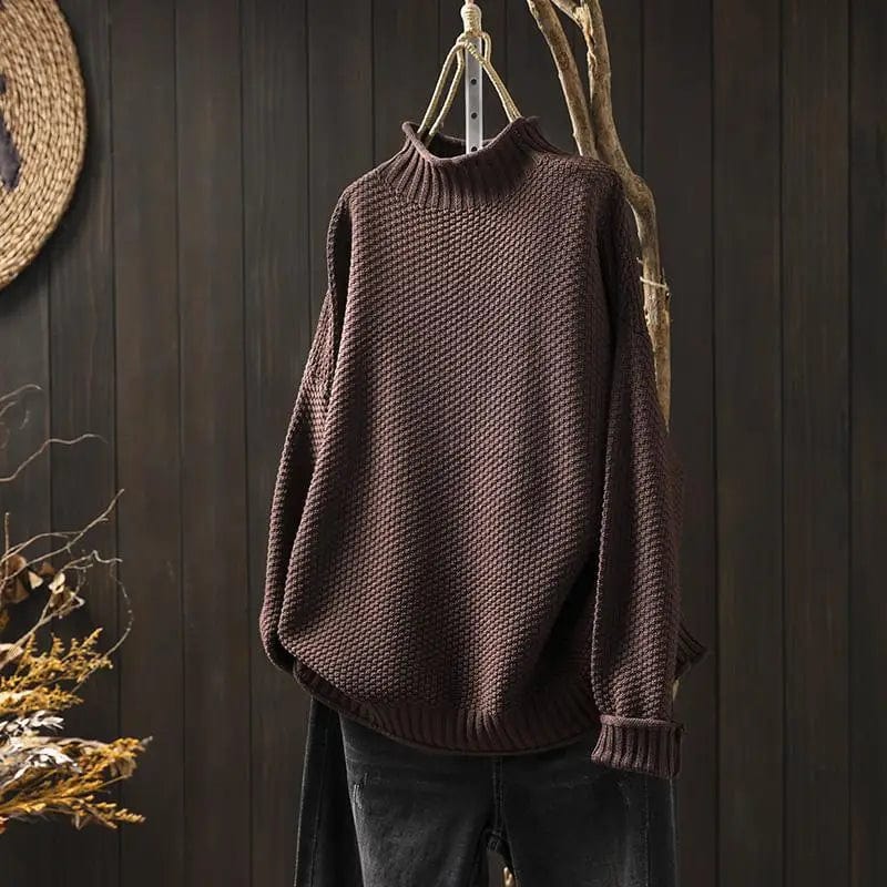 Tamara™ | Pull Col Roulé Élegant à Coupe Lâche