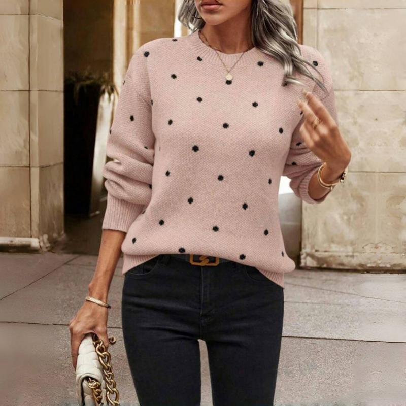 Lilah | Pull en tricot à pois