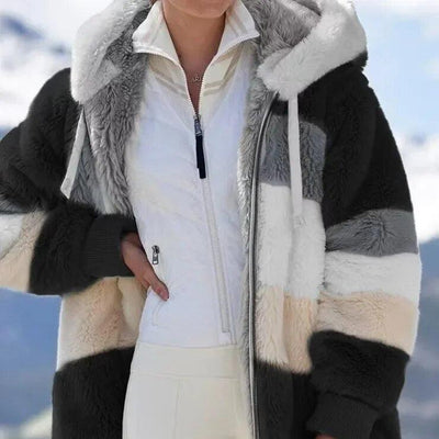 Juliette | Veste d'hiver avec capuche et fermeture éclair