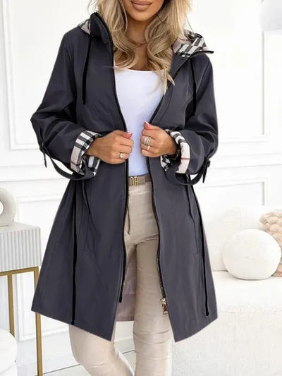 NATALIE™ | VESTE FEMME AVEC FERMETURE ÉCLAIR DEVANT ET DESIGN MODERNE