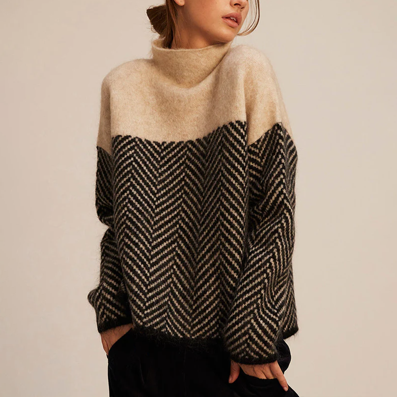 Gia™ - Pull en cachemire de luxe à col roulé