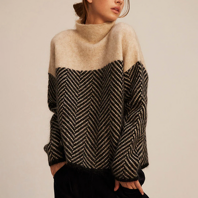 Gia™ - Pull en cachemire de luxe à col roulé